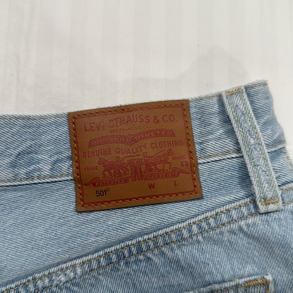 NWOT Levi’s 501 High Rise Denim Shorts - Picture 10 of 12